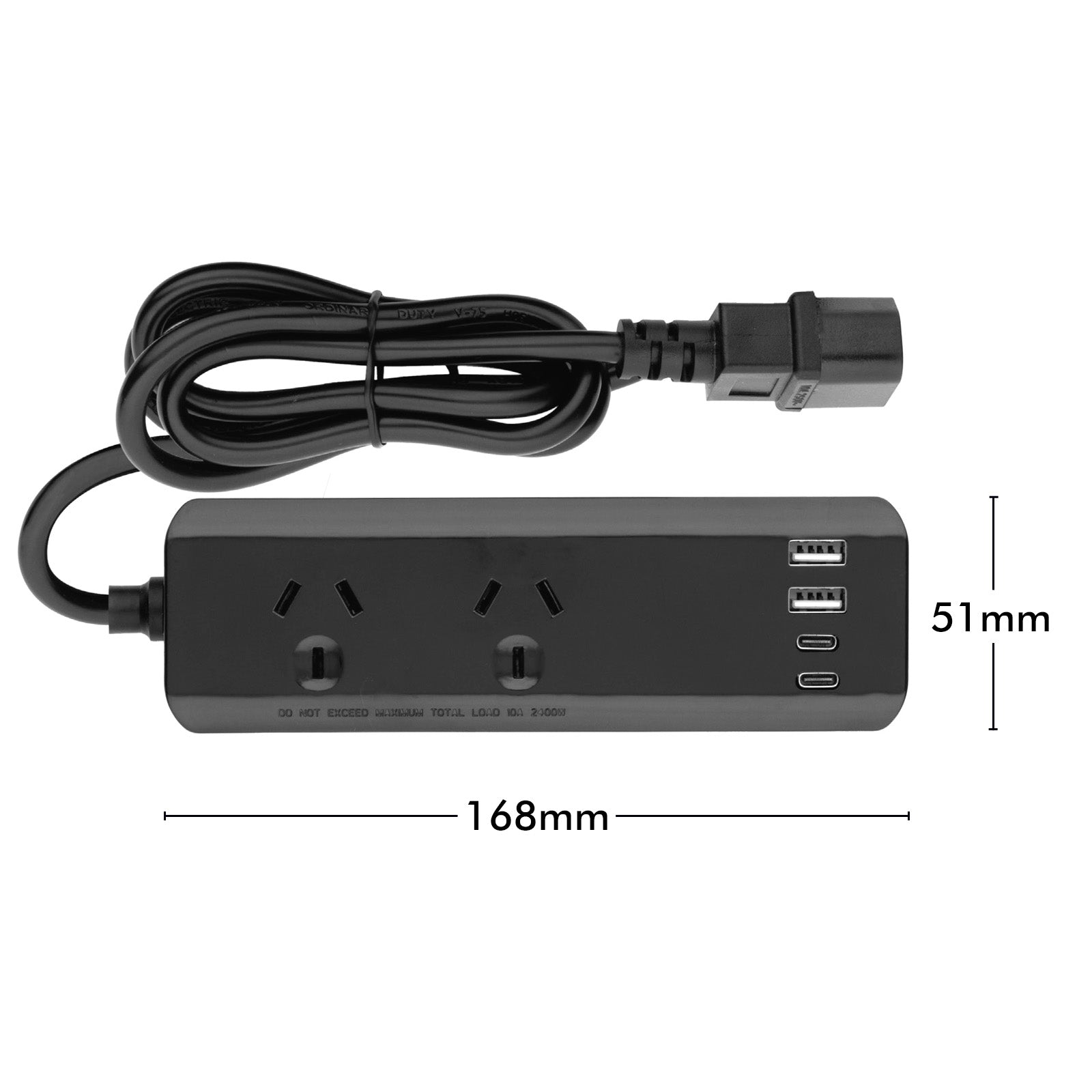 Arlec Travel Adaptor Kit Powerboard with PD30W USB C – travel power adaptor with USB C, rapid charge, compact powerboard for overseas use