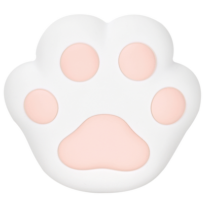 Arlec pink rechargeable cat paw night light with soft LED for nursery or bedroom