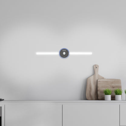 Arlec rechargeable bar light with timer, dimmable swivel light for benchtops, motion control sensor light