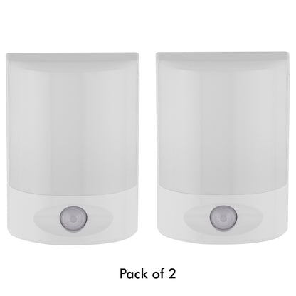 Arlec twin pack rectangle ambient LED nightlights with motion sensor and linkable function