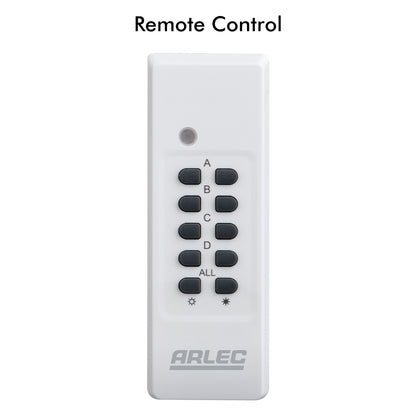 Wireless remote power outlet for energy saving – Arlec 30m range