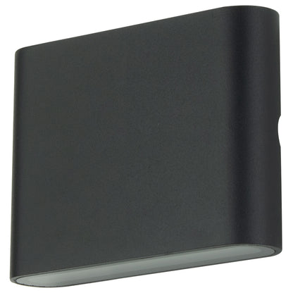 Arlec Small Doppia LED CCT Slim Line Wall Light - exterior wall light, energy efficient LED, CCT selectable light