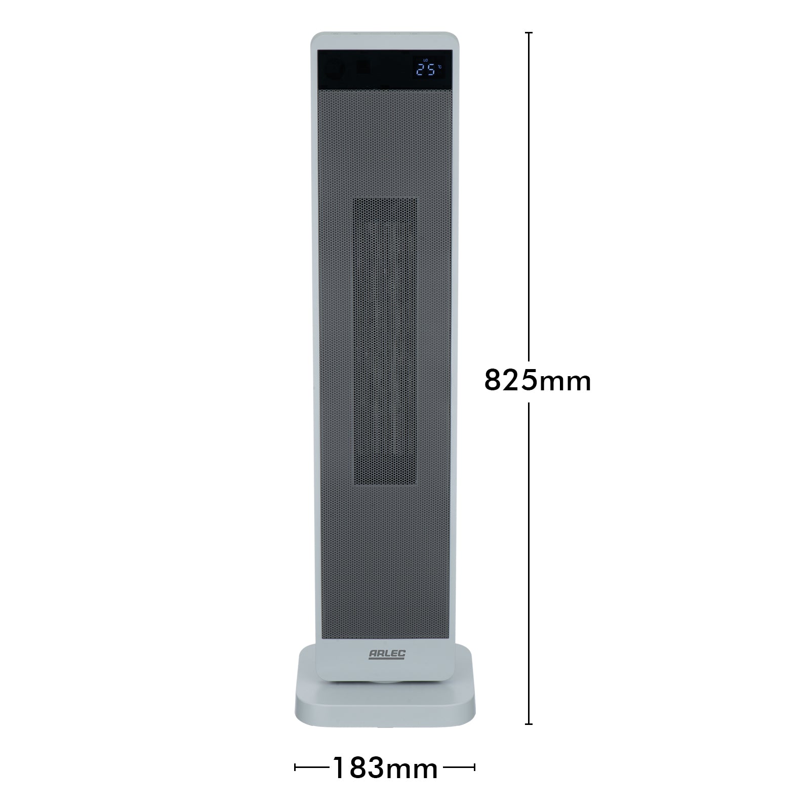 arlec 2400w smart tower heater – space-saving tower heater; grid connect room heater; remote control electric heater