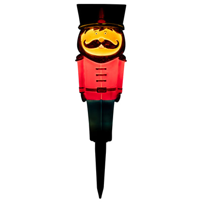 Arlec soldier festive stake light – solar-powered poly resin LED decoration for Christmas or garden