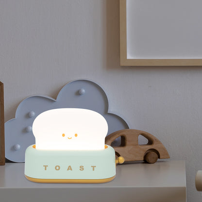 Arlec rechargeable toaster-shaped LED night light with soft ambient glow