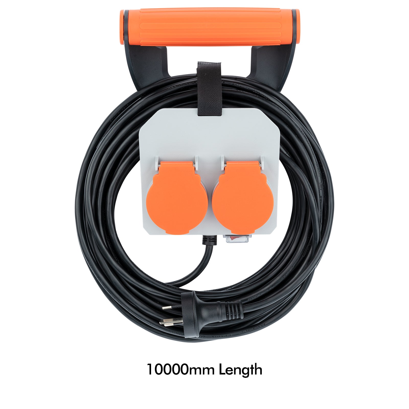 Arlec twin outlet power handle with 10m cable – outdoor workshop use