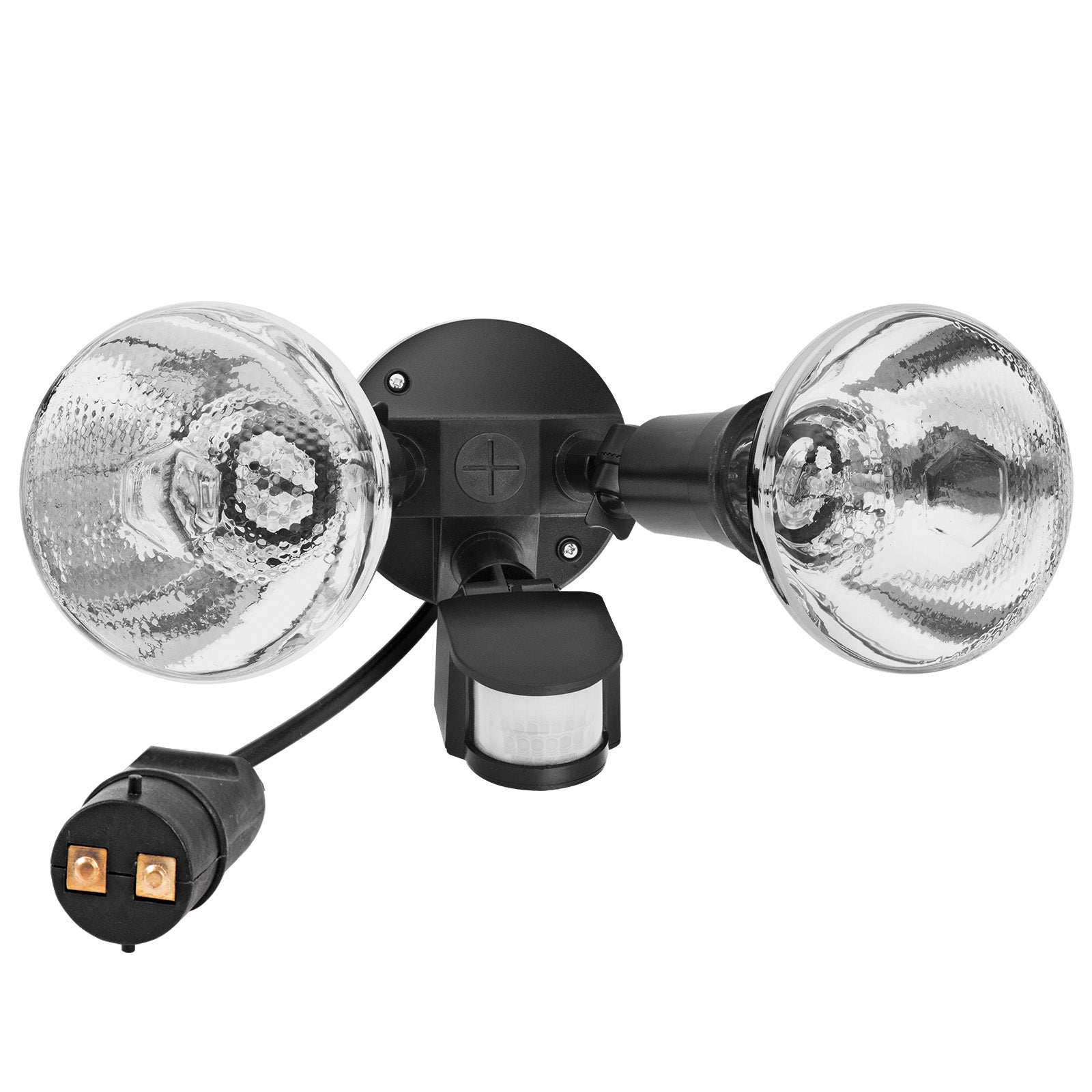 Arlec Castalia twin PAR38 floodlight – compact DIY motion sensor LED security light with bayonet adapter