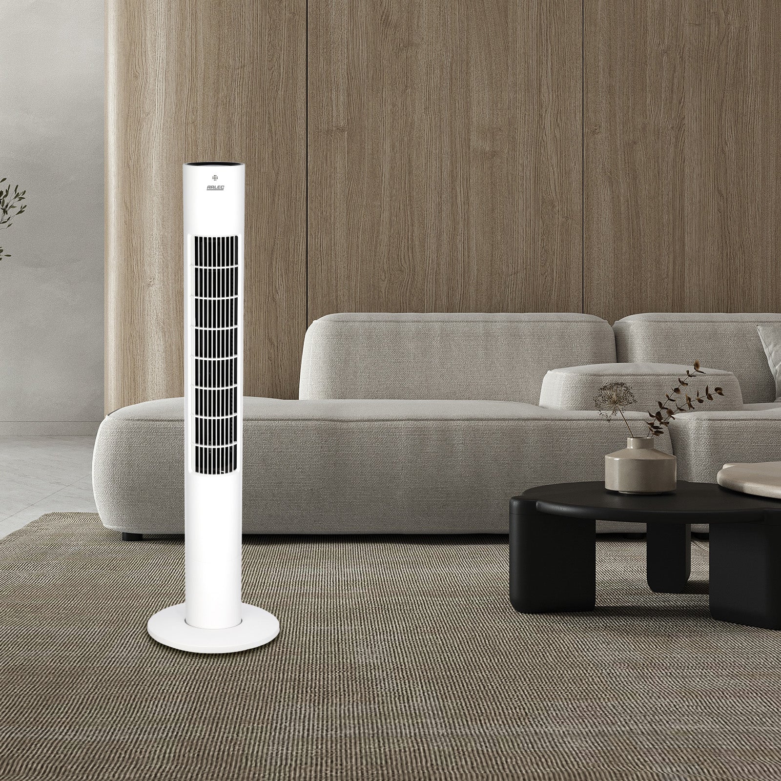 Arlec 110cm Tower Fan – Space-Saving Cooling with Multiple Fan Speeds
