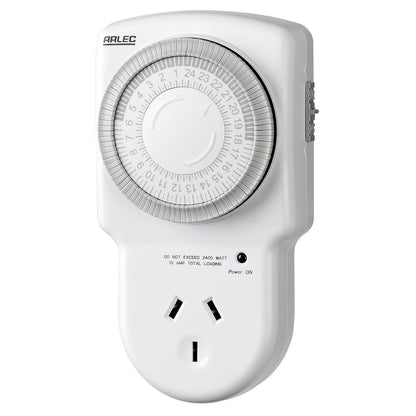 Arlec 24 Hour Timer Twin Pack for automatic power control