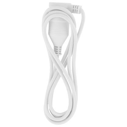 Piggy Back Extension Lead - 2m - short piggyback lead, 2m power cord, compact extension cable