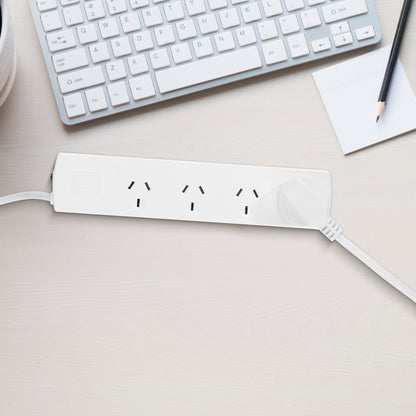 4 Outlet Powerboard – compact 4 outlet extension board