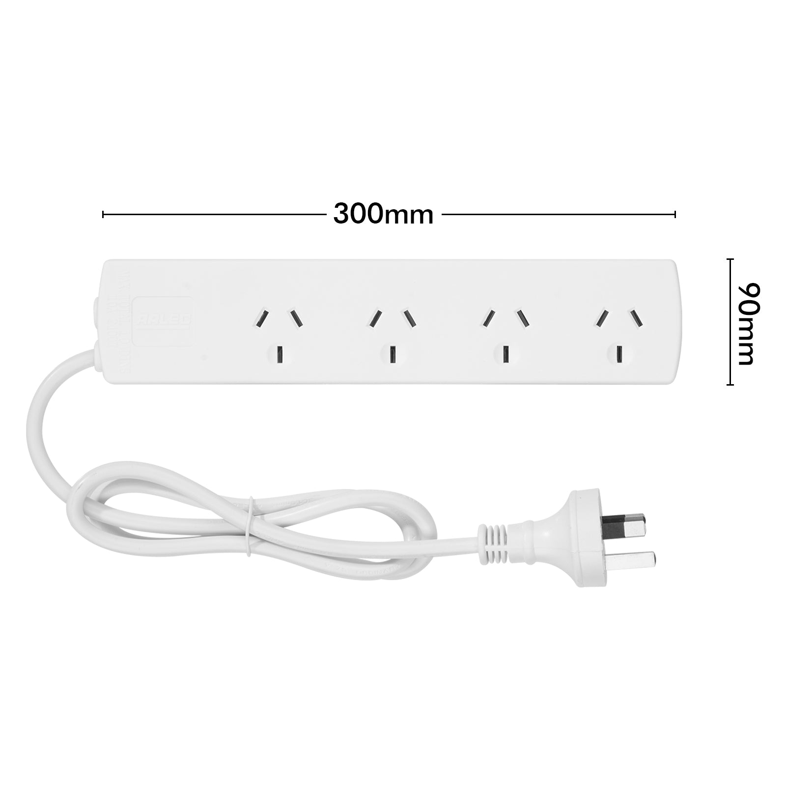 4 outlet power board – basic powerboard with 4 sockets for home use
