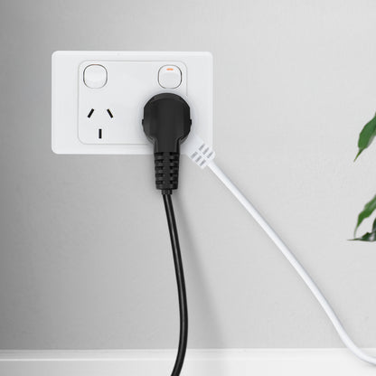 Piggy Back Extension Lead - 7m - piggyback power cord, 7m extension lead, indoor extension solution