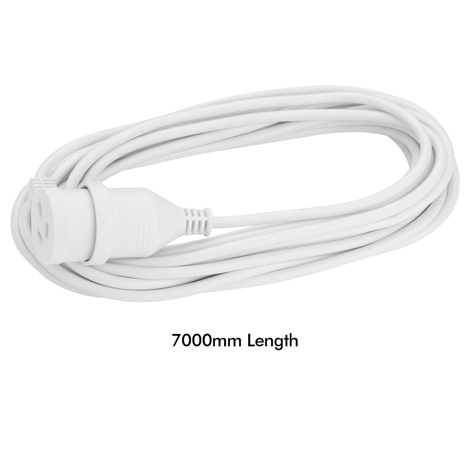 Piggy Back Extension Lead - 7m - piggyback power cord, 7m extension lead, indoor extension solution