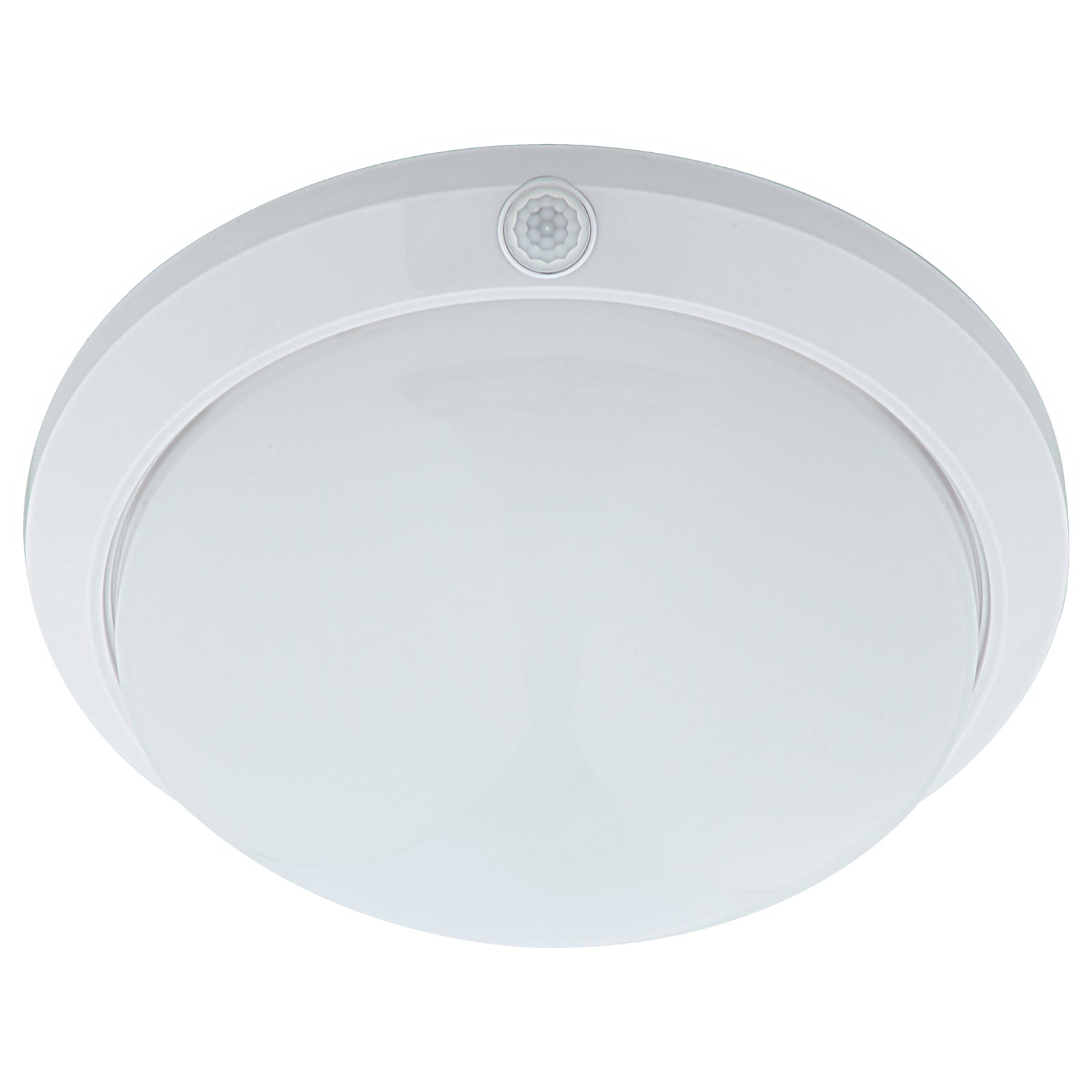 Arlec White DIY LED Oyster Sensor Light - motion sensor light, energy efficient LED, easy DIY installation