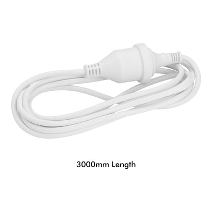Domestic Extension Lead - 3m - 3m extension lead, home extension cable, indoor power supply