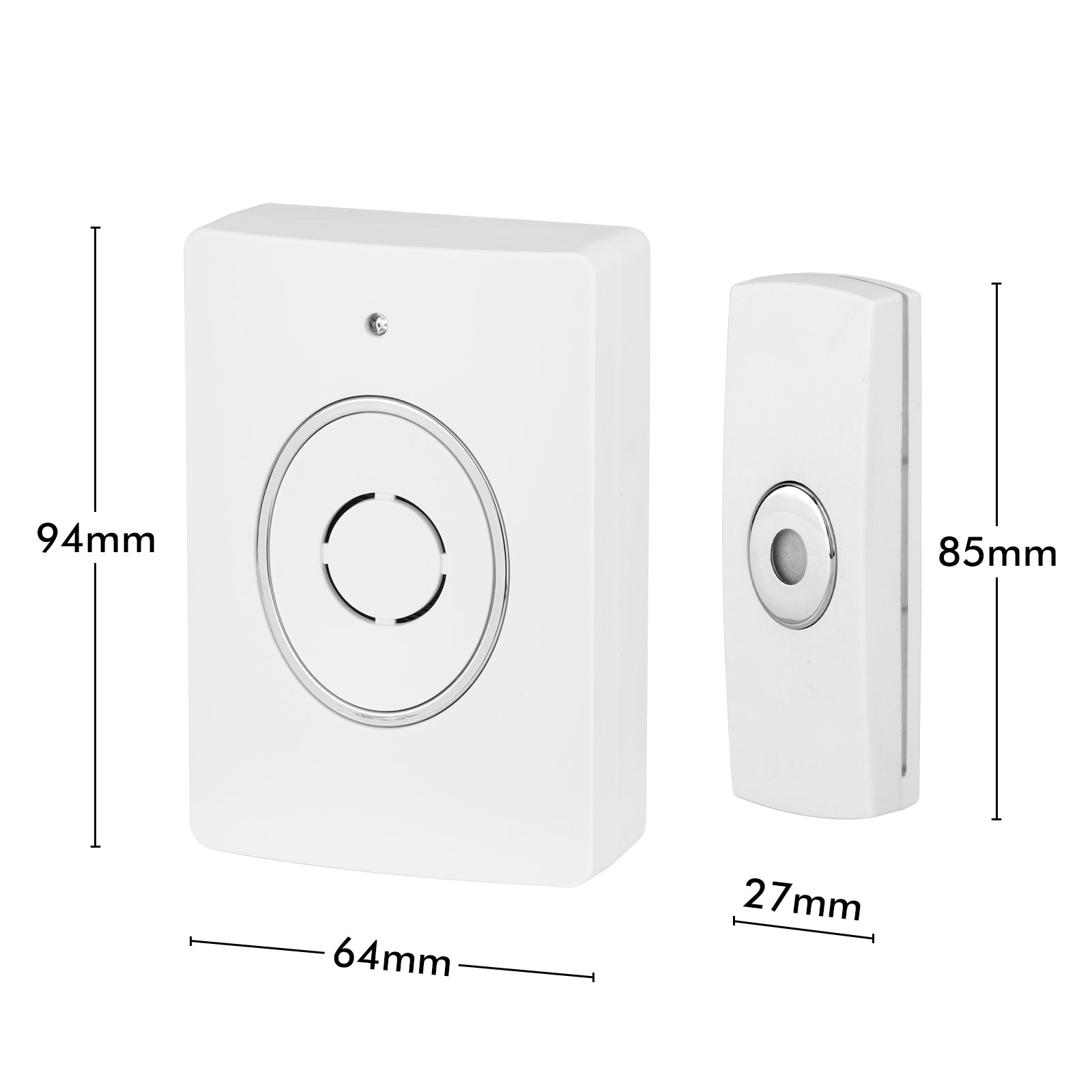 Arlec basic wireless door chime – battery operated entry alert