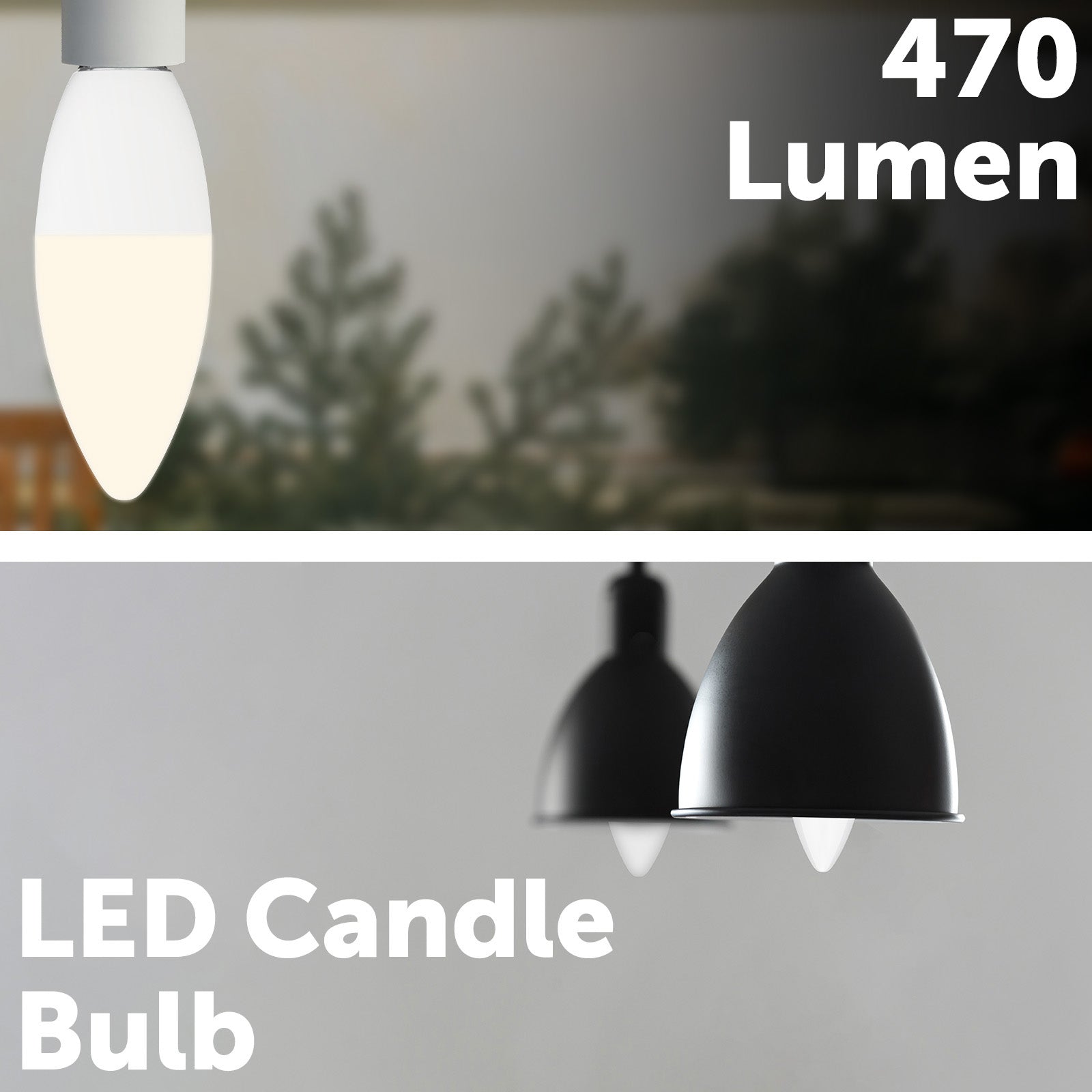 Smart candle LED E14 globe with RGB + CCT adjustment, Grid Connect app, Alexa & Google compatible