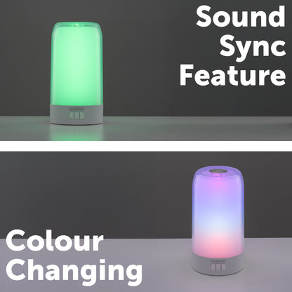 Smart RGB sound sync mood lamp with Grid Connect, Arlec CCT portable light