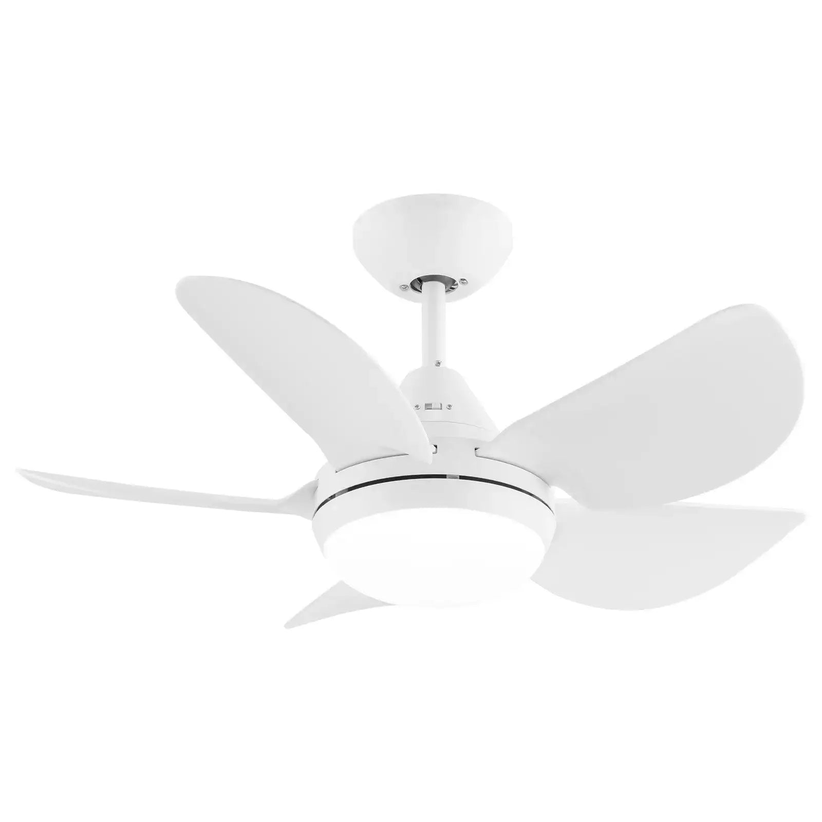 Arlec White Maxy 5-Blade 76cm AC Ceiling Fan with Light