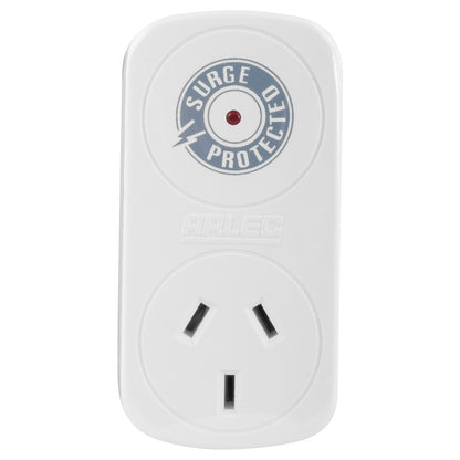 Plug-in surge protector for home electronics – Arlec safety power adaptor