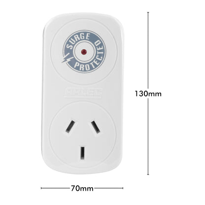 Plug-in surge protector for home electronics – Arlec safety power adaptor