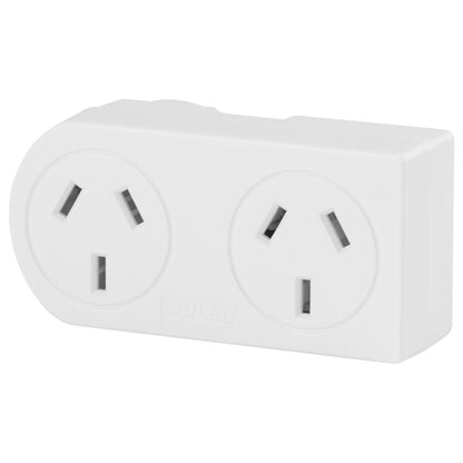 Right angle wall adaptor for tight spaces – Arlec side mount plug