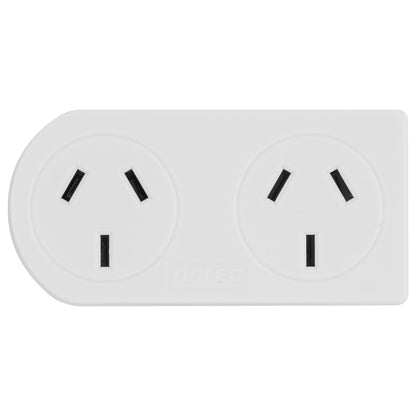 Right angle wall adaptor for tight spaces – Arlec side mount plug