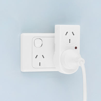 Surge protected double adaptor for electronic devices – Arlec power plug