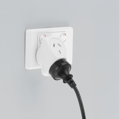 Arlec triangular double adaptor for wall sockets – compact dual plug