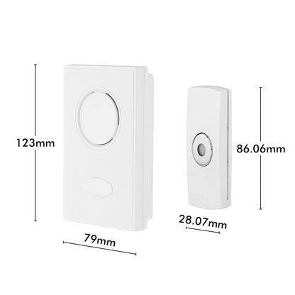 Arlec wireless door chime with LED indicator – easy installation