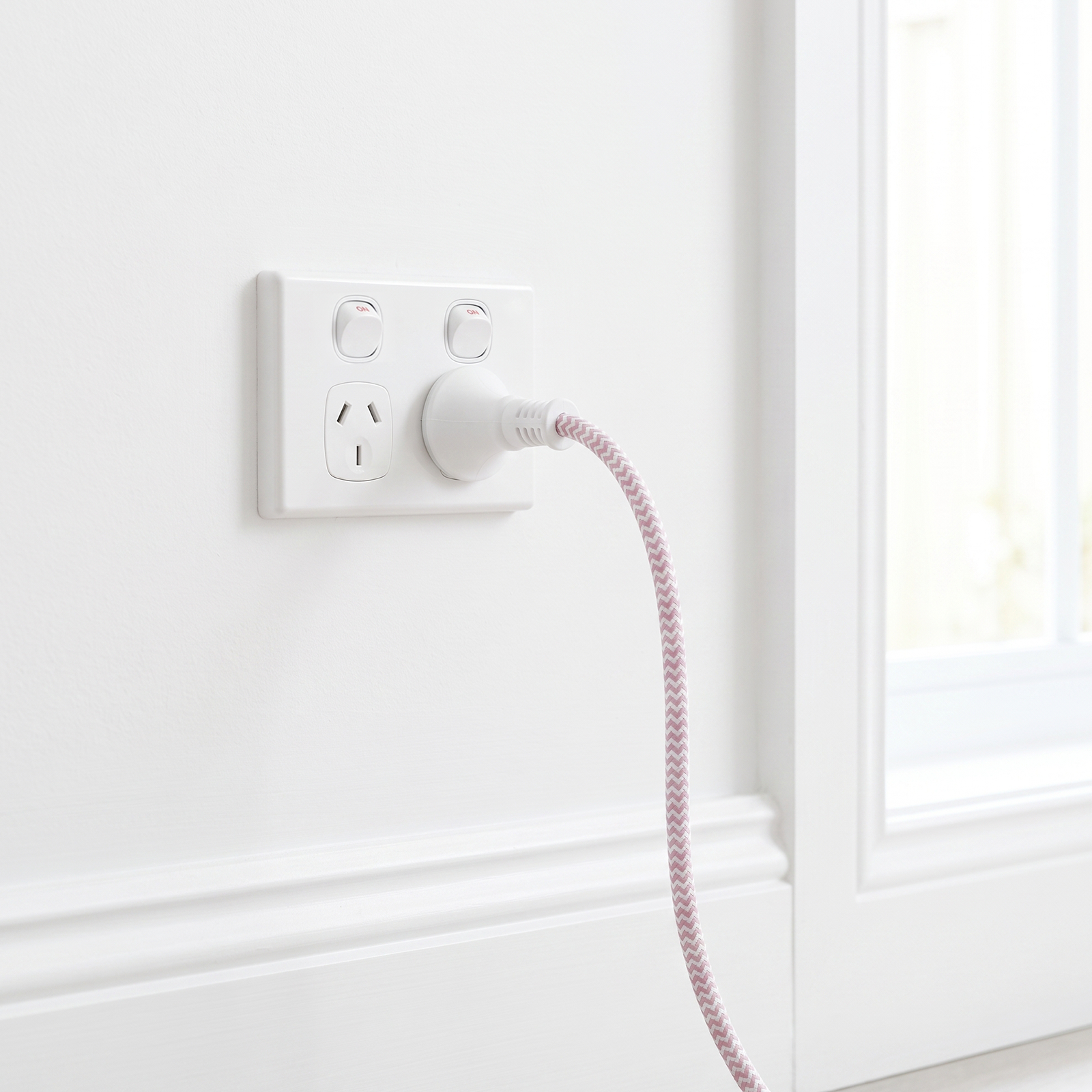 Arlec Burnished Lilac 2m Ordinary Duty Braided Lead