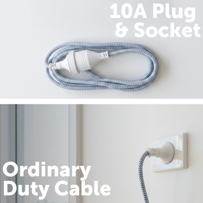Arlec Rain Wished 2m Ordinary Duty Braided Lead