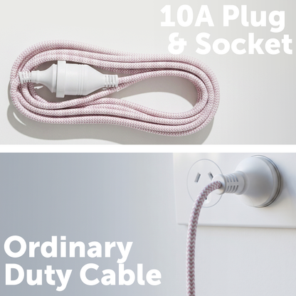 Arlec Burnished Lilac 5m Ordinary Duty Braided Lead