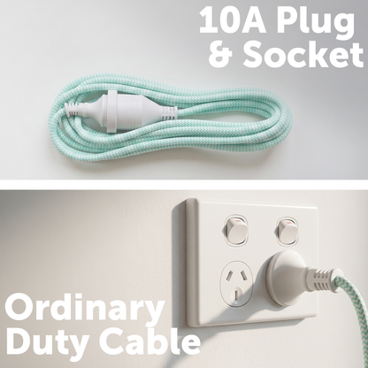 Arlec Misty Jade 5m Ordinary Duty Braided Lead