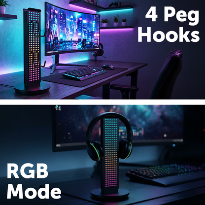 Arlec Grid Connect Smart Pegboard Headphone Stand - Matter Compatible