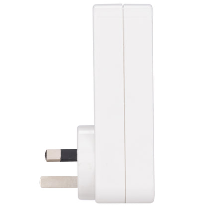 Arlec White Compact Power Adapter with USB 3.4A
