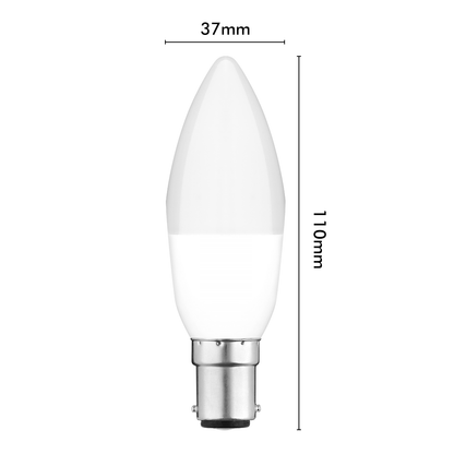Arlec Grid Connect Smart 5W B15 470lm RGB and Tunable White Candle LED Globe - Matter Compatible