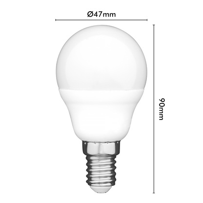 Arlec Grid Connect Smart 5W E14 470lm RGB and Tunable White Fancy Round LED Globe - Matter Compatible