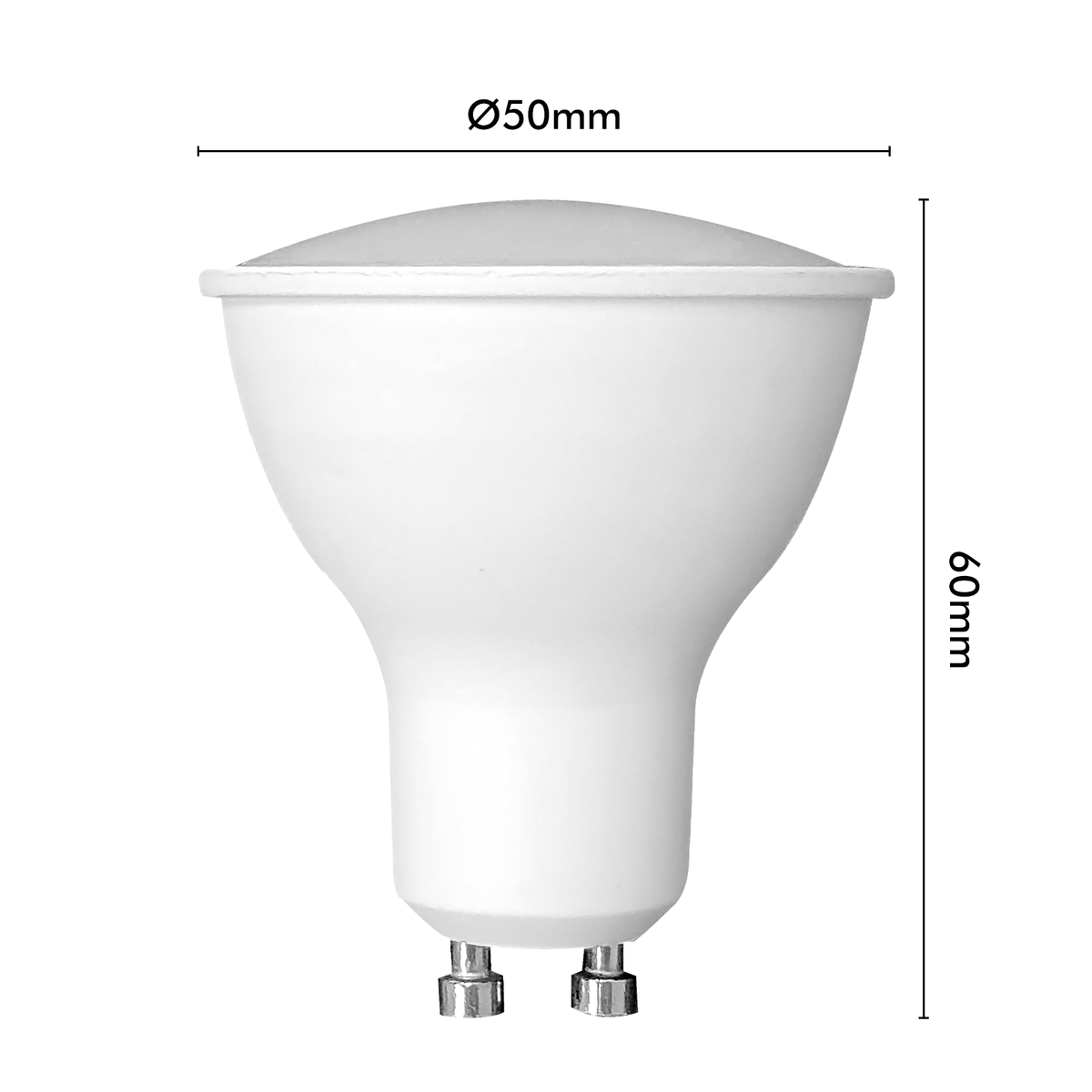 Arlec Grid Connect Smart 4.7W GU10 350lm RGB and Tunable White LED Globe - Matter Compatible