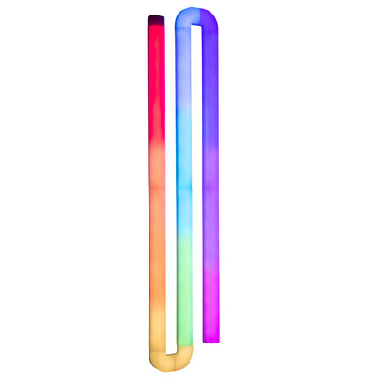 Smart connectable RGB bar lights with sound sync, CCT & RGB control, voice assistant and app compatible