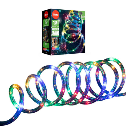 Arlec 10m Coloured Solar Powered Thin LED Rope Light