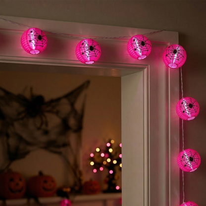 Arlec 20 Battery Operated Spiderweb Lantern Light