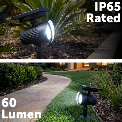 Arlec 60lm Solar Garden Spotlight