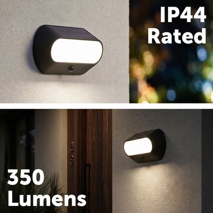 Solar Linkable Oval Wall Light
