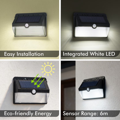 Arlec 200 Lumen LED Solar Sensor Floodlight
