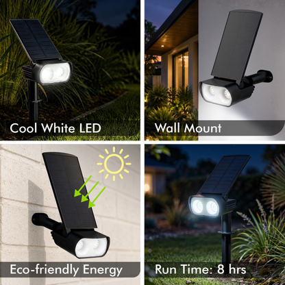 Arlec 300lm Dual Purpose Solar Wall Light and Spotlight