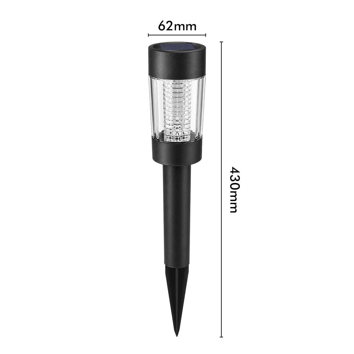 Arlec Black Mesa RGB or Cool White Solar Path Light