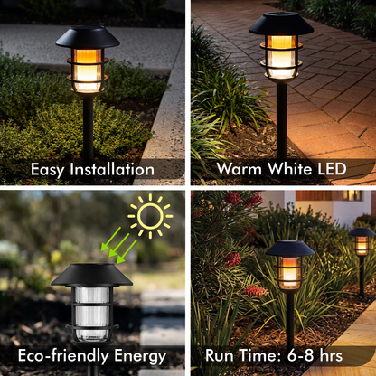 Arlec 59cm Ember Solar LED Path Light