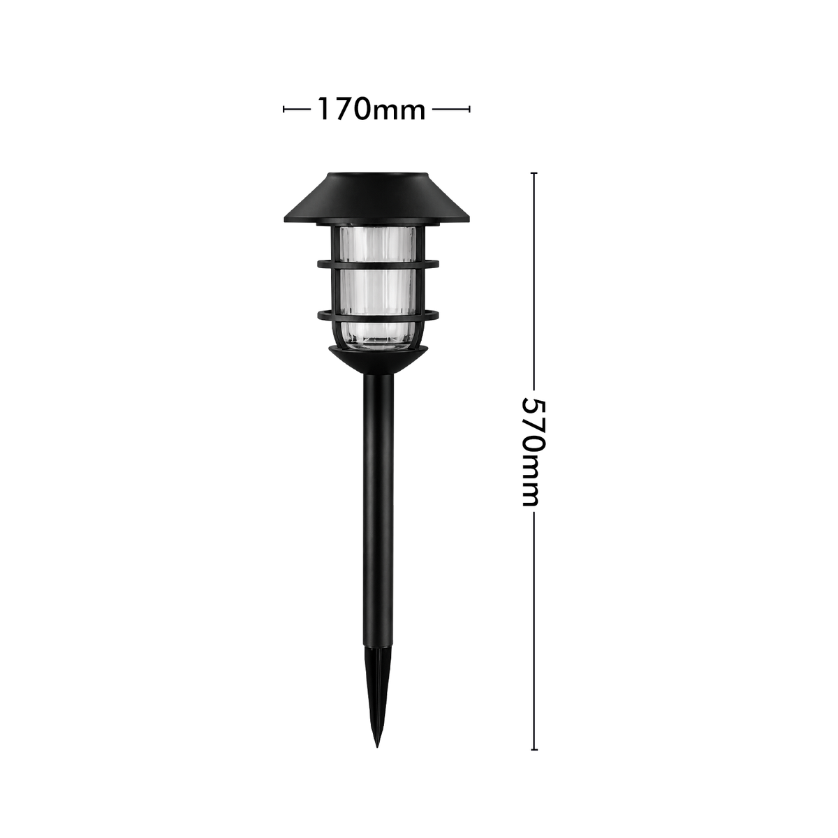 Arlec 59cm Ember Solar LED Path Light